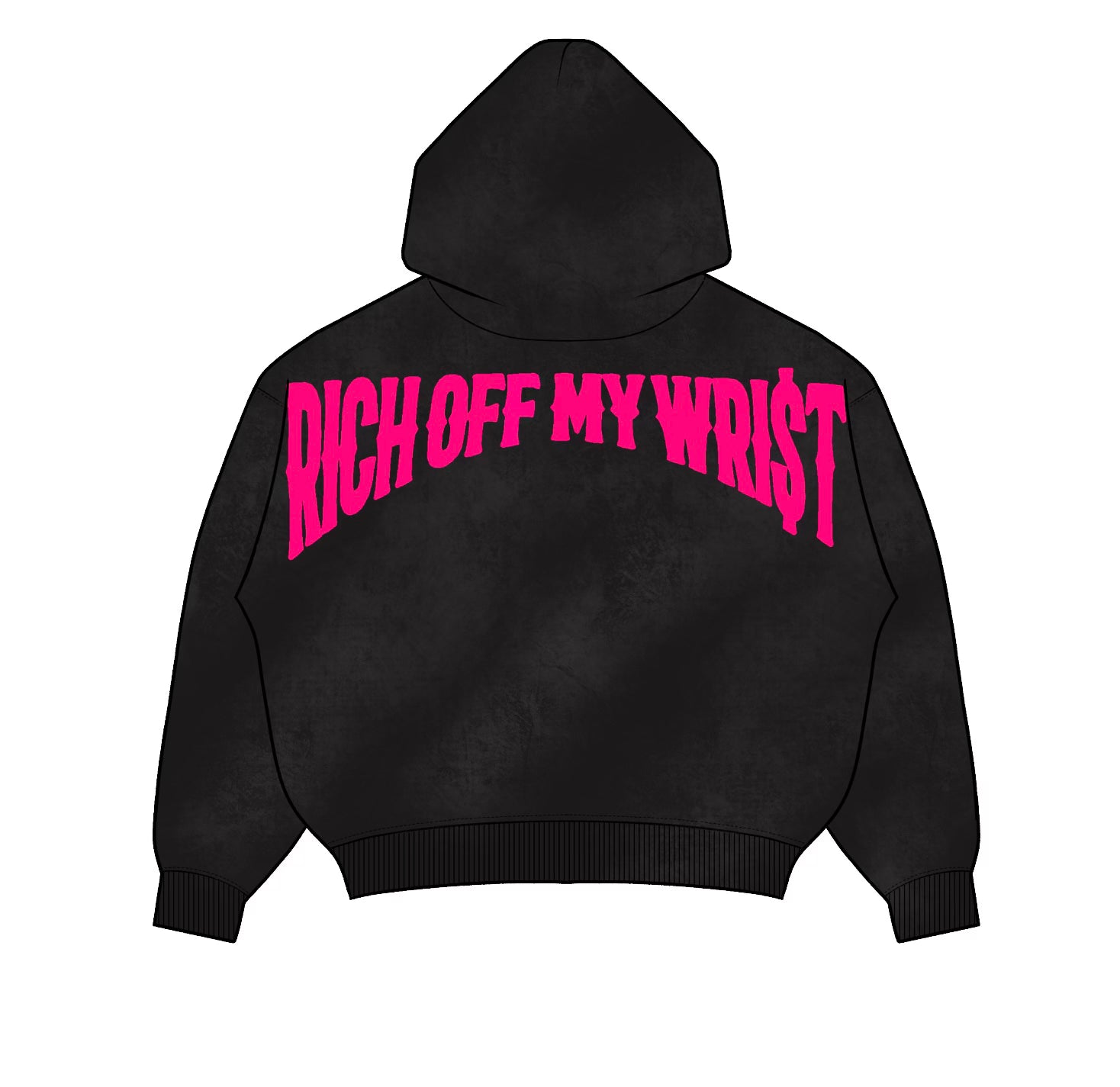 RRSMW PINK "RICH OFF MY WRI$T" HOODIE